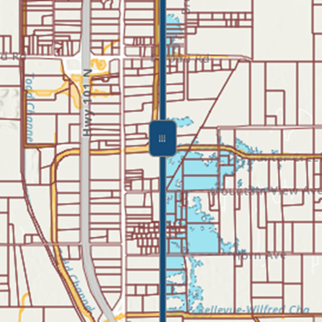 Todd Creek Flood Hazard Study Map