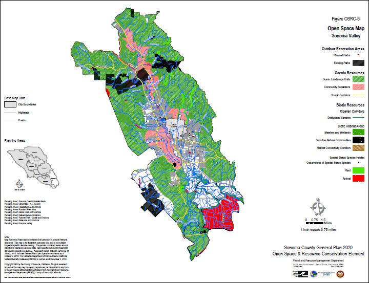 Map OSRC5i Open Space Plan Sonoma Valley